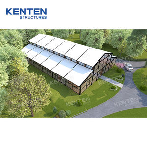 KENTEN屋外ベンダー20x30 20x40 25x50アーチテント400人大パーティーヘビーデューティーロングテント販売イベント400平方メートル - Product Image 5