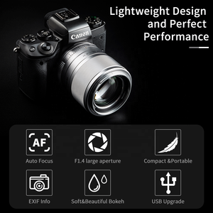VILTROX 56มม.F1.4 EF-M ขนาดใหญ่โฟกัส APS-C เลนส์สำหรับ <span class=keywords><strong>Canon</strong></span> เลนส์ M-Mount เลนส์กล้อง M100 <span class=keywords><strong>M200</strong></span> - Product Image 4
