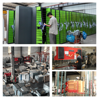 Système de casiers intelligents en métal pour l'extérieur, avec serrure électronique, durable, résistant à la rouille, assemblé, pour rangement, armoires, gymnase, supermarché