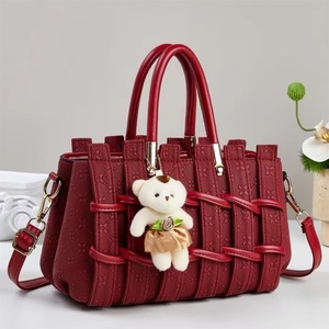 Bolso de Hombro Tejido a Mano de Gran Capacidad para Mujer, Nueva Moda 2026, con Cuero PU Resistente a los Arañazos - Product Image 3
