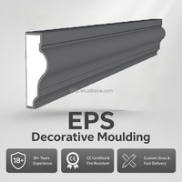 Corniche décorative extérieure en mousse EPS (polystyrène expansé) pour plafond et mur