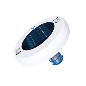 Purificador de piscina con energía Solar portátil de alta capacidad, ionizador, limpiador de agua sin golpes solares, Material plástico con alta reducción de <span class=keywords><strong>cloro</strong></span> - Product Image 2