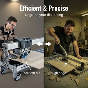 Machine à découper les carreaux en céramique électrique professionnelle de haute qualité, 1200 mm, pour un biseau à 45 degrés - Product Image 3