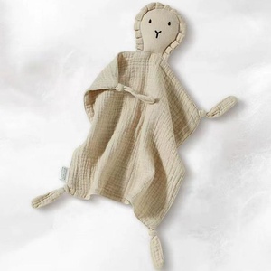 <span class=keywords><strong>Doudou</strong></span> Bébé en Coton, Jouet de Sommeil Apaisant, Serviette Couverture Poupée d'Endormissement, Motif <span class=keywords><strong>Lion</strong></span> de Dessin Animé - Product Image 2