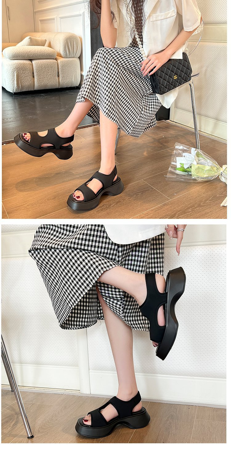 Women Fashion Foam Sole Sandals Thick Soled Casual Open Toe Sandals for Women