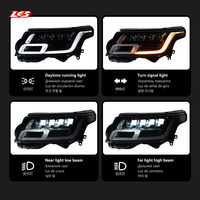 Feux avant LKS pour LandRover RangeRover L405 2013-2017, ensemble de phares LED, mise à niveau avec DRL matriciel et clignotants séquentiels