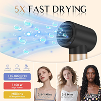 Sèche-cheveux professionnel haute vitesse pour hôtels, diffuseur d'air, stylers capillaires, volumisant, ionique négatif, boucleur, sécheuse sans balais pour salon
