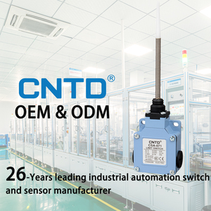 CNTD-Resorte de resorte de varilla de plástico tipo IP66, interruptor de límite Vertical a prueba de agua, reinicio Manual, doble resorte, 10A, 380V, palanca de rodillo - Product Image 1