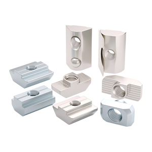 Écrou <span class=keywords><strong>en</strong></span> T <span class=keywords><strong>en</strong></span> <span class=keywords><strong>acier</strong></span> inoxydable 304 SS, écrou coulissant à tête marteau M6 avec ressort pour <span class=keywords><strong>profil</strong></span>és aluminium norme européenne séries 20, 30, 40, 45 - Product Image 2