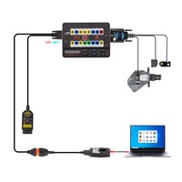 Nuevo 2026 GODIAG GT100 PLUS GPT ENET DOIP 24V-12V Herramientas Automotrices Caja de Conexión OBD II Conector ECU GODIAG GT100 PLUS
