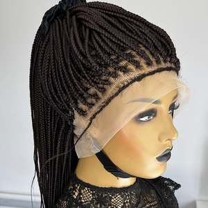 Perruques tressées complètes <span class=keywords><strong>Jennifer</strong></span> de 32 pouces, en fibres synthétiques, pour revendeurs, cheveux synthétiques tressés en gros pour femmes noires - Product Image 1