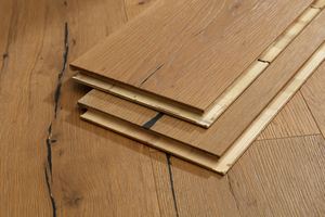 Plancher en bois d'ingénierie à trois couches en chêne américain, liquidation, couleur jaune chaud, géothermique, 5G, grand système de verrouillage, chauffage au <span class=keywords><strong>sol</strong></span> spécial - Product Image 5