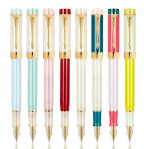 Jinhao Century 100 Iridium Nib <span class=keywords><strong>Sakura</strong></span> Pink Acrílico Fine Point Caligrafía escritura Pluma estilográfica con tapa de rosca - Product Image 6