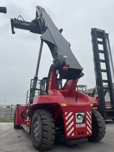 รถยกตู้คอนเทนเนอร์ Kalmar DRF450 มือสอง ขนาด 45 ตัน แบบไฮดรอลิก พร้อมปั๊มและชุดเกียร์สำหรับลานโลจิสติกส์ - Product Image 5