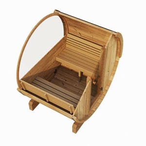 <span class=keywords><strong>Sauna</strong></span> en bois massif de luxe pour l'extérieur, moderne, 6 personnes, en épicéa de pruche, avec vapeur humide électrique 6KW, salle de <span class=keywords><strong>douche</strong></span> combinée <span class=keywords><strong>hammam</strong></span> - Product Image 4
