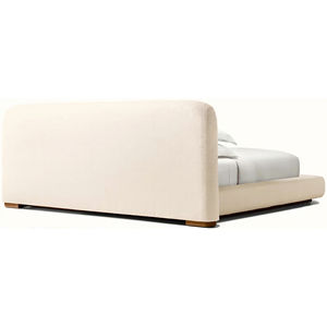 Lola ткань удлиненная панель кровать современная мебель для спальни-негабаритный каркас кровати с мягкой обивкой на платформе каркас кровати - Product Image 6