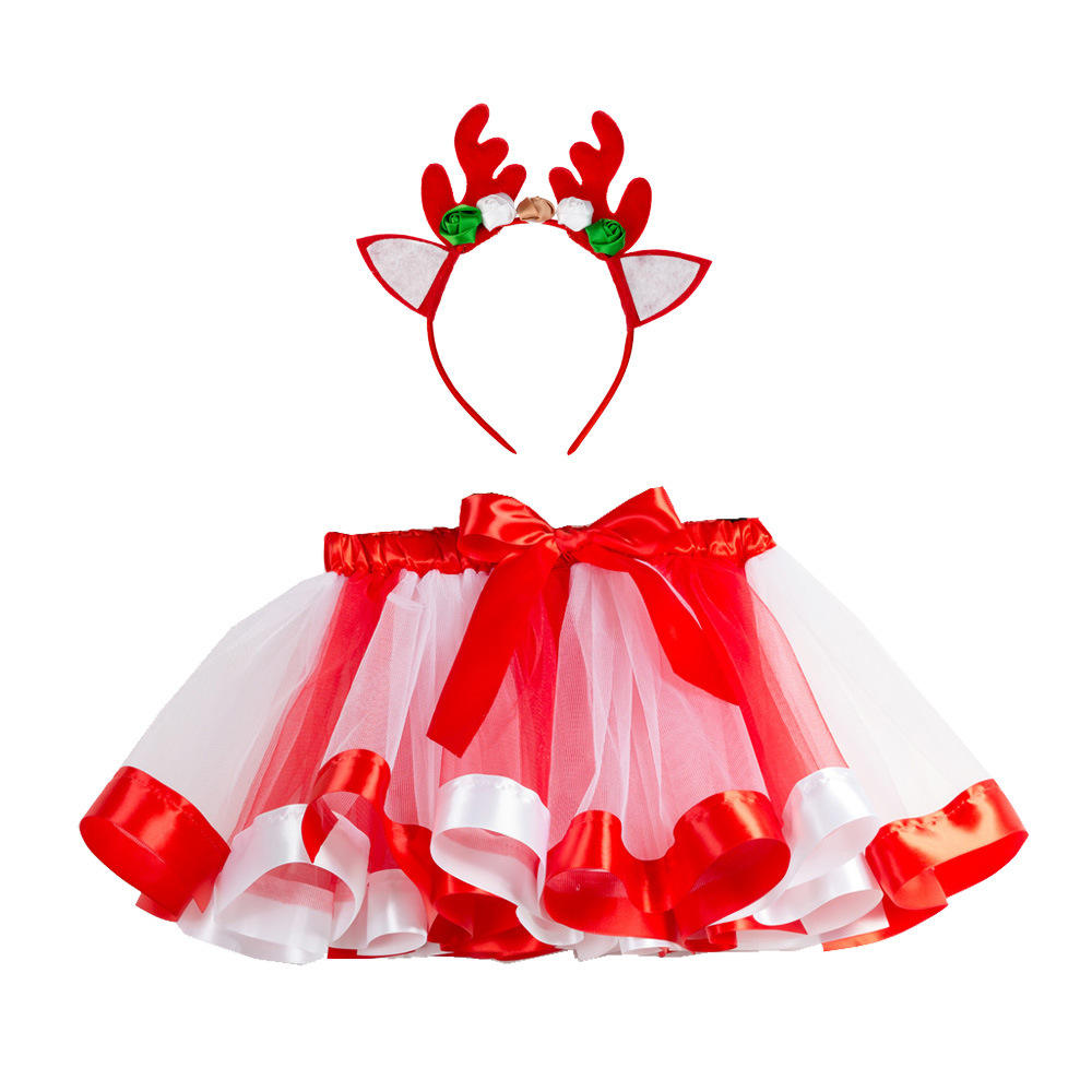 Christmas Tutu Skirt Set for Baby Girls Cute Sustainable