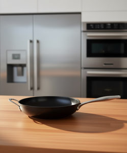 Le Creuset Non-Stick Ceramic Deep Fry Pan 11 Inch <b>Stainless</b> <b>Steel</b> Handle Oven Safe Modern Design - Product Image 2