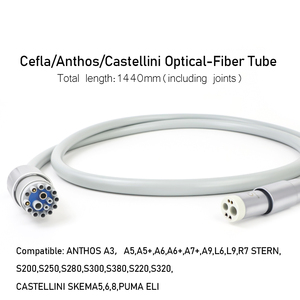 Tubo de Fibra Óptica para Pieza de Mano Dental de 6 Orificios, Compatible con Cefla/Anthos/<span class=keywords><strong>Castellini</strong></span> - Product Image 3