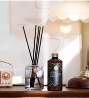Diffuseur de parfum d'ambiance en verre avec bâtonnets en fibre, 200ml, 400ml, 500ml, coffret cadeau, étiquette personnalisée, vente en gros