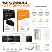 Meilleure Vente Patch Nasal Hydrocolloïde Anti-Points Noirs Bande Nettoyante pour les Pores Jour et Nuit Fournisseur en Gros OEM ODM