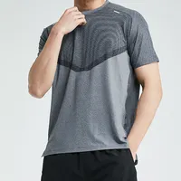 Männer Shirts Custom Fitness Sportswear Feuchtigkeit Wicking Workout Shirts für Männer Casual