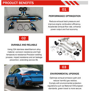 <span class=keywords><strong>1990</strong></span> <span class=keywords><strong>BMW</strong></span> <span class=keywords><strong>325i</strong></span> Sistema de escape en forma de gato de aleación de titanio Tubo en forma de gato personalizable único - Product Image 4