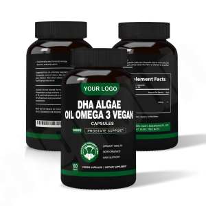 Cápsulas de Aceite de Algas DHA OEM ASAP, Salud del Corazón y el Cerebro para Adultos, 500 mg, Omega 3 Vegano, Grado Alimenticio, Certificado Orgánico - Product Image 2