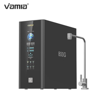 Système RO sous évier à haut débit 800 GPD, efficacité niveau 1, robinet en acier inoxydable 304, filtration en 3 étapes, protection contre les fuites