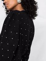 Pull pour femme VSCOO, design élégant, décoration en diamant, boutons en forme de cœur, tricoté, manches courtes, cardigan anti-boulochage