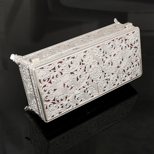 <span class=keywords><strong>Corbeille</strong></span> à fruits de luxe <span class=keywords><strong>en</strong></span> métal doré avec couvercle <span class=keywords><strong>en</strong></span> verre <span class=keywords><strong>cristal</strong></span> assiette à fruits du Moyen-Orient plateau à noix et fruits secs - Product Image 6