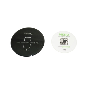 Phương tiện truyền thông xã hội Thẻ Nhựa Tùy Chỉnh in ấn xem xét Thẻ <span class=keywords><strong>NFC</strong></span> Google Tabletop Menu hiển thị đứng Google lập trình mã QR - Product Image 6