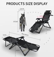 Chaise longue de pique-nique portable sur mesure pour jardin, patio, camping et plage