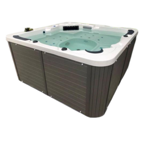 <span class=keywords><strong>Spa</strong></span> extérieur moderne pour 5 personnes avec 2 longues couchettes et 3 sièges, doté de couvertures de bain à remous et d'une fonction de massage - Product Image 2