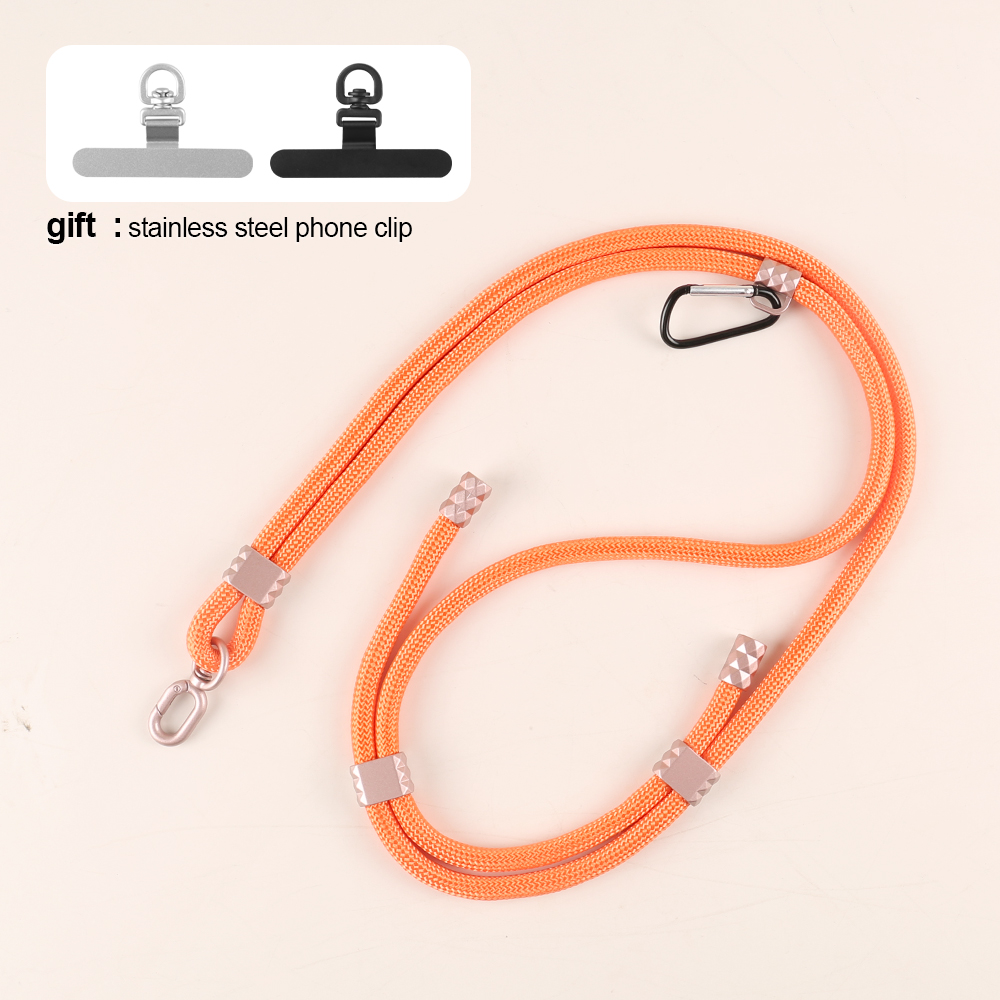 Bracelet orange + boucle rose