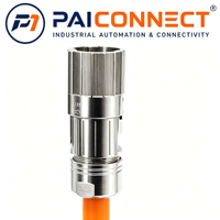 Kabel Encoder Servo Seri PAICONNECT 6FX5002/6FX8002-8QN08 Berbahan Tembaga dengan Isolasi PVC dan Jaket PUR, Berperingkat IP65 untuk Siemens S210