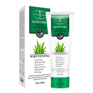 Aichun beauty Nouveau <span class=keywords><strong>produit</strong></span> 100g Blanchissant <span class=keywords><strong>Anti</strong></span> Acné visage lavage Extrait D'aloe Vera Nettoyant Moussant pour le visage - Product Image 1