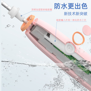 Electric <b>Toothbrush</b> Type C Charging IPX7 Waterproof Rechargeable For Adults With 2 Brush <b>Heads</b> - Product Image 2