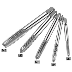 Jeu de tarauds métriques 5-en-1 HSS 6542 <span class=keywords><strong>pour</strong></span> vis à main, tarauds à filetage M3 M4 M5 M6 M8 à cannelures droites - Product Image 5