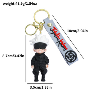Porte-clés Jujutsu Kaisen 2026, version Q, cinq Wu Knotweed, œuf torsadé décontracté, figurine boîte mystère - Product Image 5
