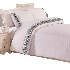 4 Pcs Bông Polyester Khăn Trải Giường Tốt Nhất Sang Trọng Bán Buôn Khăn Trải Giường - Product Image 1