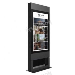 INSOVISION Outdoor LCD Advertising Screen Wholesale Floor-<b>Standing</b> Digital Signage Display Video Player Airport Use OEM Supplier - Product Image 5