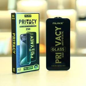 Chống peeping điện thoại phim bảo vệ màn hình cho iPhone 17 không khí 13 14 15 16 Pro Max sự riêng tư chống tĩnh sự riêng tư di động Tempered Glass - Product Image 5