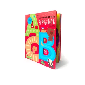 ABC aprendizaje niños libro carta estudio tablero libros para niños educación temprana libros para niños