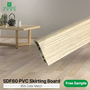 <span class=keywords><strong>Precio</strong></span> Competitivo, Rodapié <span class=keywords><strong>de</strong></span> <span class=keywords><strong>Madera</strong></span> Plástica WPC <span class=keywords><strong>de</strong></span> 60 mm, Ecológico, para Pisos <span class=keywords><strong>de</strong></span> <span class=keywords><strong>Madera</strong></span> Dura, Moderno, para Hospitales y Apartamentos, Color Personalizado - Product Image 2