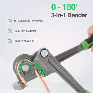 <span class=keywords><strong>Cintreuse</strong></span> manuelle de tubes 1/4" 5/16" 3/8" - 180 °   Outil de pliage de tuyaux à levier pour cuivre, aluminium et <span class=keywords><strong>acier</strong></span> - Product Image 4