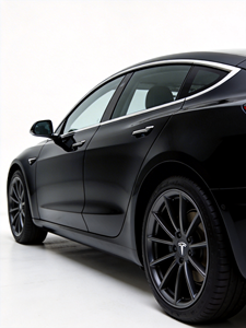 Glossy Black <b>Vinyl</b> <b>Wrap</b> High Gloss Car <b>Wrap</b> Film Self Adhesive Auto Body Sticker Bubble Free for Vehicle Modification - Product Image 4