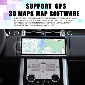 Autoradio Android 12 de 12,3 pouces pour Land Rover Range Rover Vogue L405 2013-2020, navigation GPS, lecteur multimédia, panneau AC, NOIR - Product Image 6