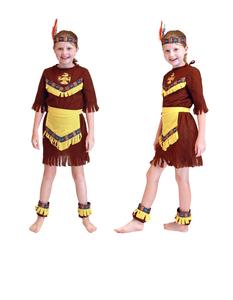 Disfraz de Halloween para niños, <span class=keywords><strong>disfraces</strong></span> salvajes, de leopardo Picapiedra, <span class=keywords><strong>disfraces</strong></span> indios tribales africanos para carnaval de Halloween - Product Image 1