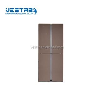 VRFG-420WPG-S New Design Four-Door French Door <b>Refrigerator</b> 420L Capacity Stainless Steel Silver LED Display Low Noise Large Cap - Product Image 2
